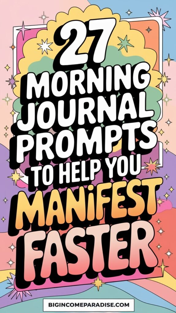 27 Simple Morning Journal Prompts That Will Help You Manifest Faster