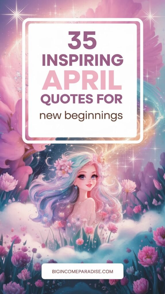 35 Inspiring April Quotes