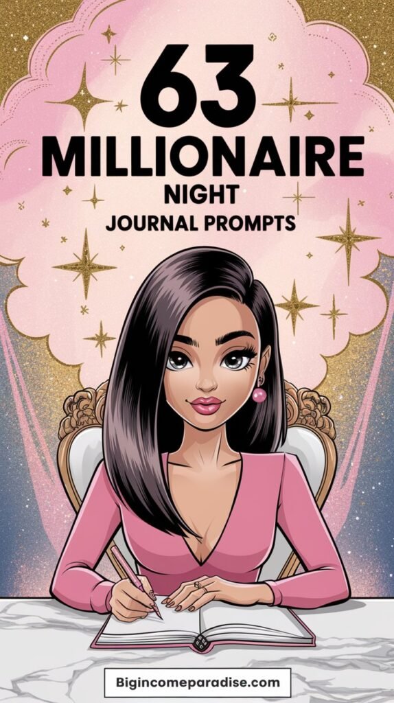 63 Night Journal Prompts to Think Like a Millionaire