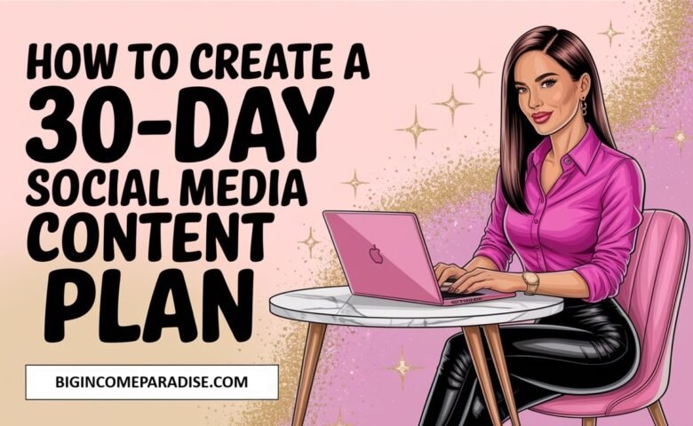 How to Easily Create a 30-Day Social Media Content Plan That Works