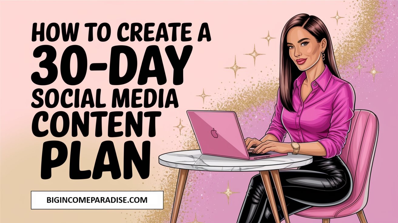 How To Easily Create A 30-Day Social Media Content Plan That Works