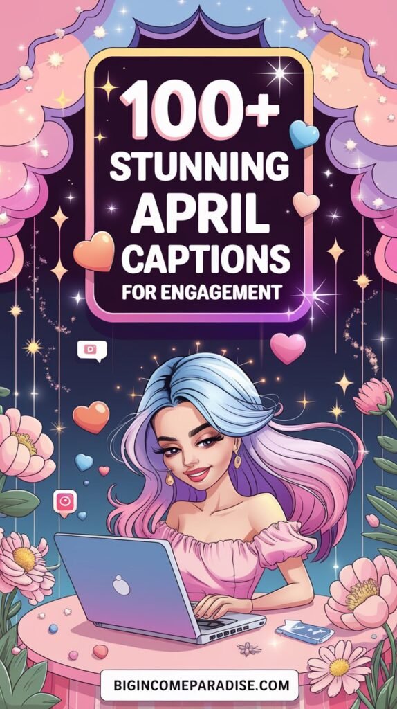 Stunning April Captions to Boost Your Engagement