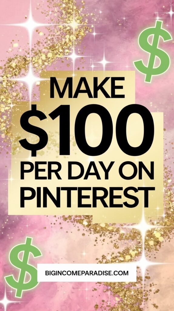 Want to Make $100 Per Day on Pinterest