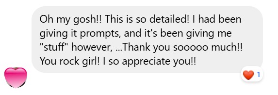 testimonial for an AI prompt