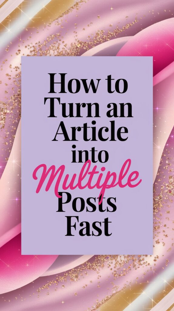 How to Create Social Media Content Without Starting From Scratch