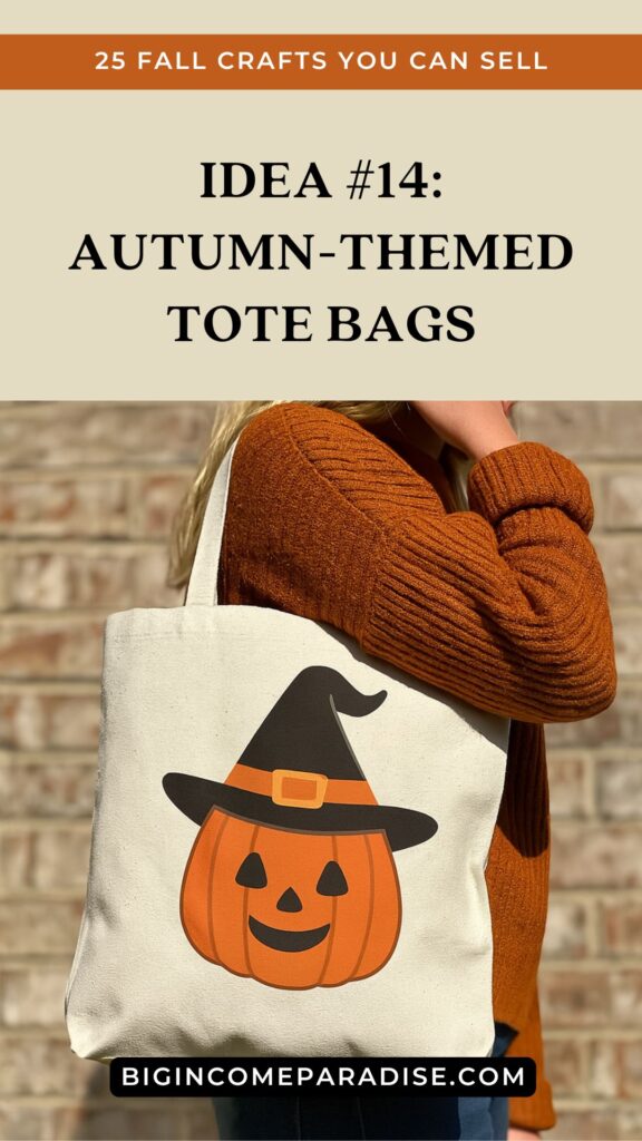 Autumn-Themed Tote Bags