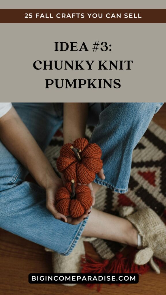 Chunky Knit Pumpkins