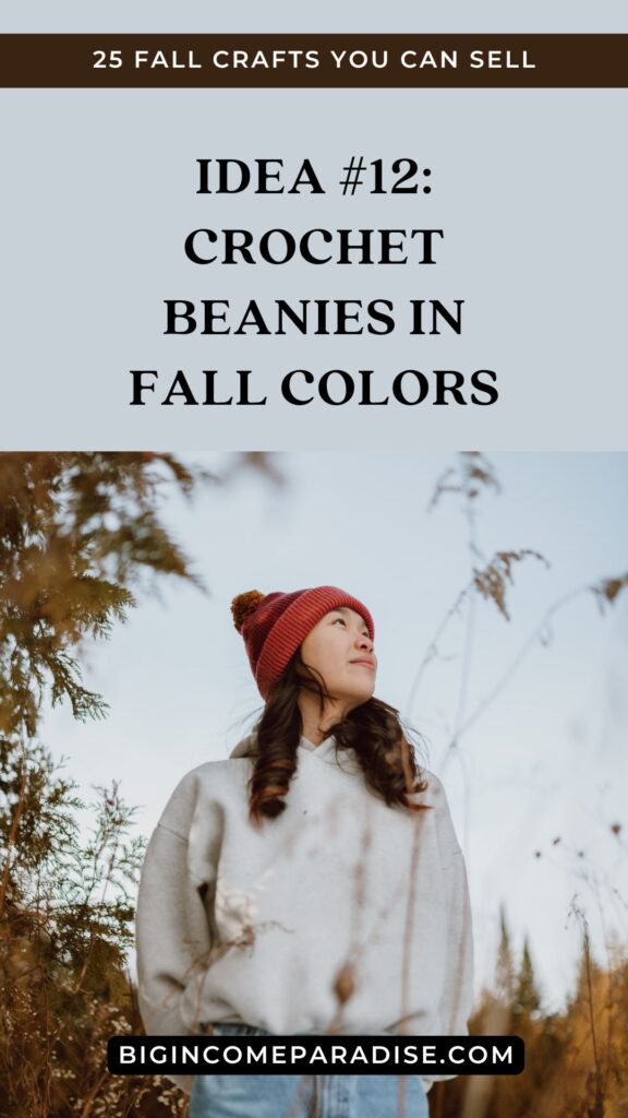 Crochet Beanies in Fall Colors