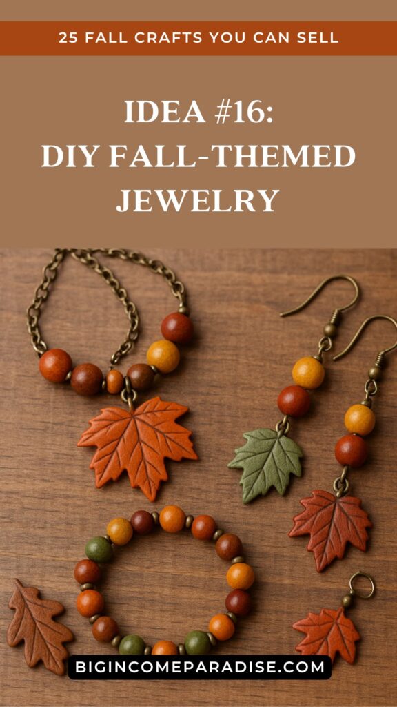 DIY Fall-Themed Jewelry