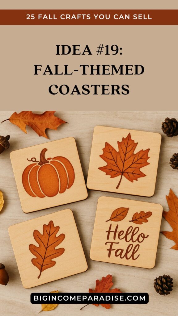 Fall-Themed Coasters