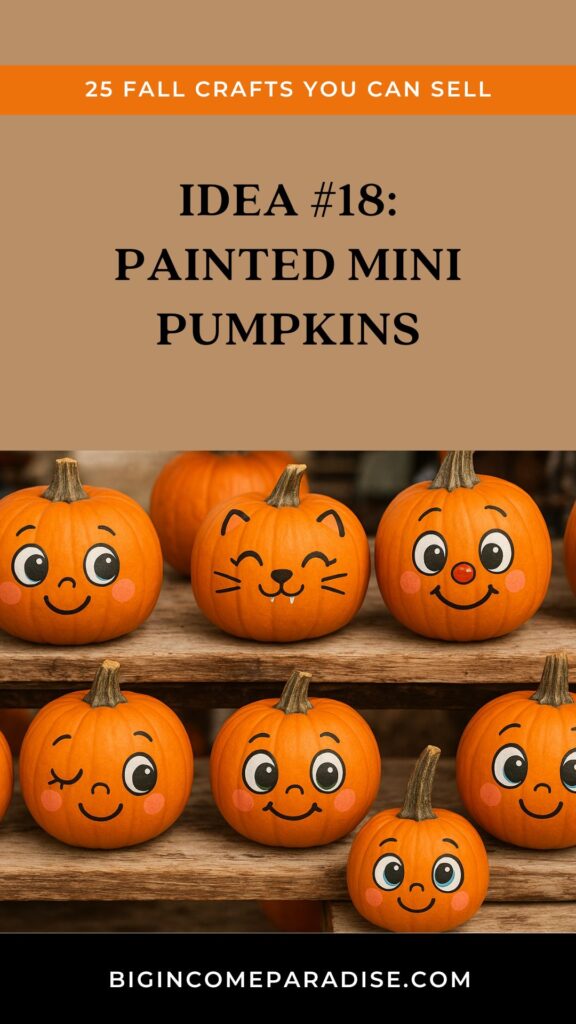 Painted Mini Pumpkins