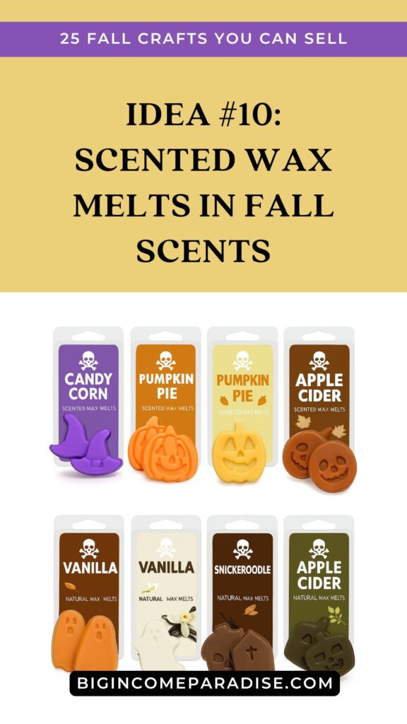 Scented Wax Melts in Fall Scents
