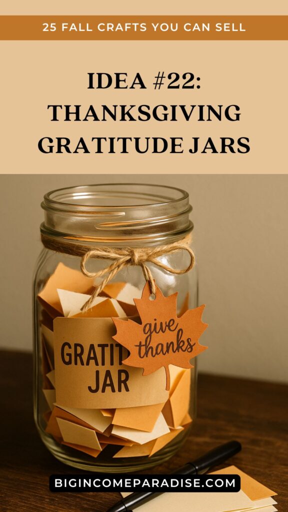 Thanksgiving Gratitude Jars