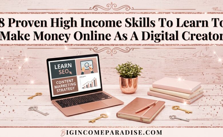 8 Proven High Income Skills To Learn To Make Money Online As A Digital Creator