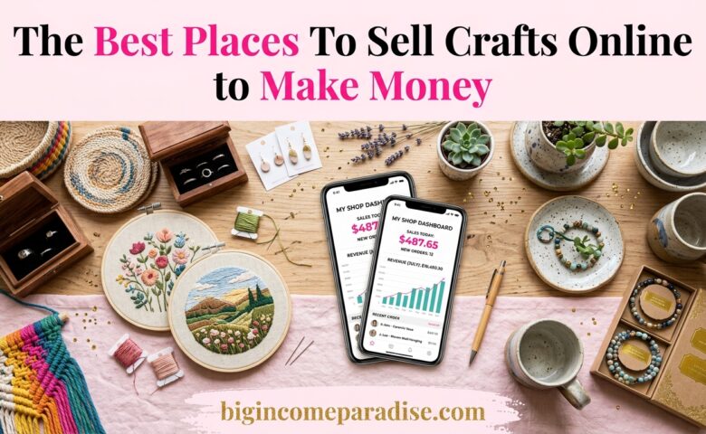 If you make handmade goods and want to start selling online, having a list of trusted platforms is so helpful. This post brings together many different places to sell crafts online all in one spot. It is aimed at crafters who want a straightforward look at what selling platforms exist for handmade items. You can browse through the options and get a feel for which ones might suit what you create.